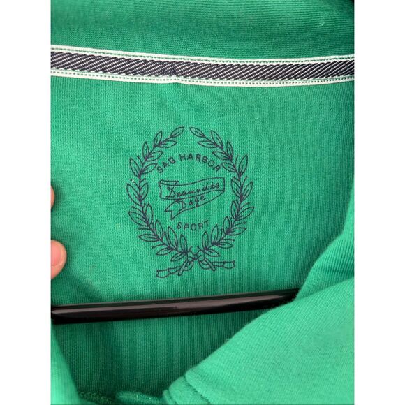 NWT Sag Harbor Sport Solid Green Sport Jacket Button Up Size XL Cotton - Picture 6 of 8